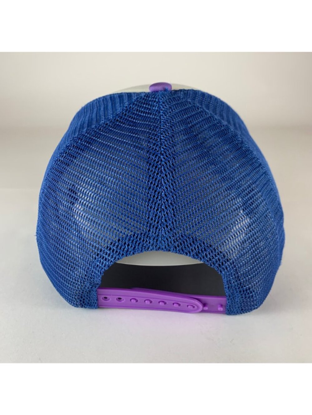 Maison De Homme Femme Unisex Purple Blue White Foam Snapback Trucker Hat - Picture 4 of 6
